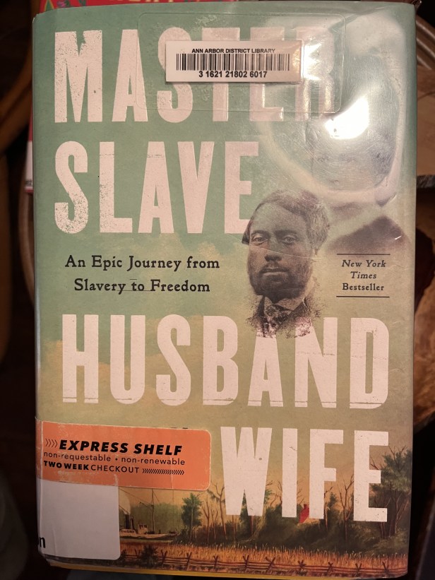 The cover of the book features the title in large capital letters, along with images of Ellen and William Craft, the heroes of this story